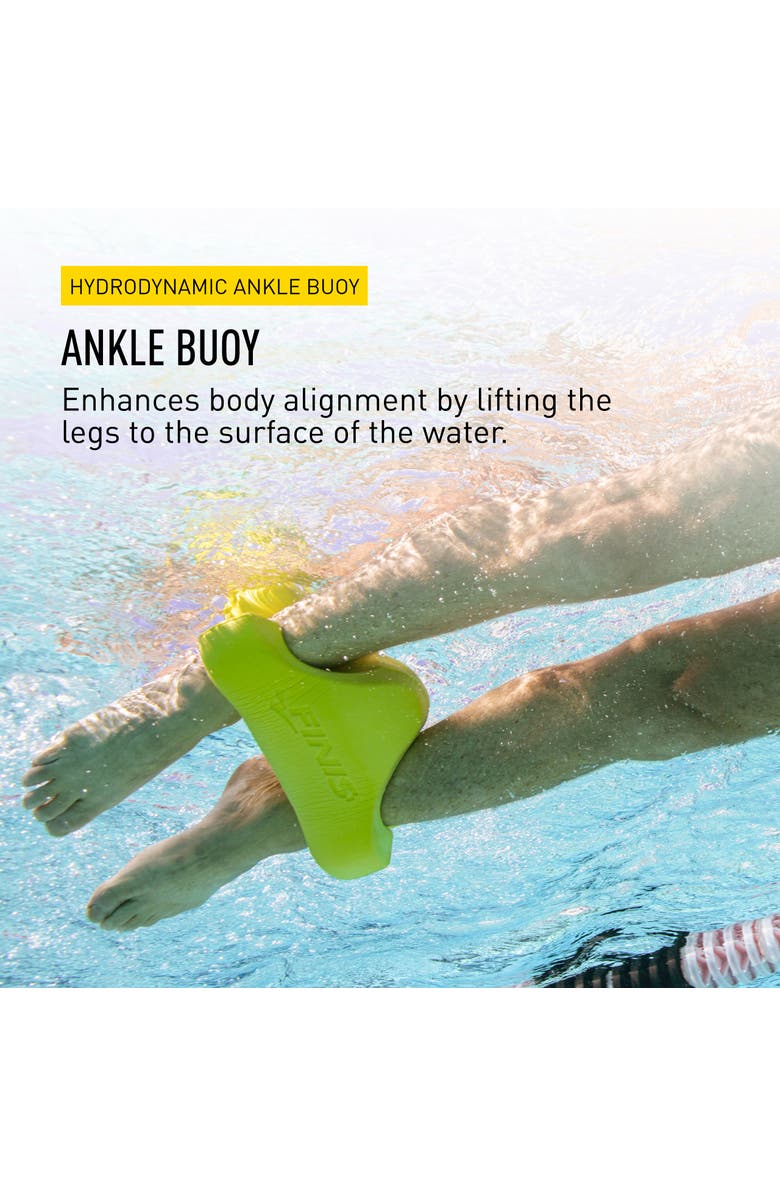 FINIS Ankle Buoy Fitness and Competitive Swim Training Buoy, Alternate, color, Yellow