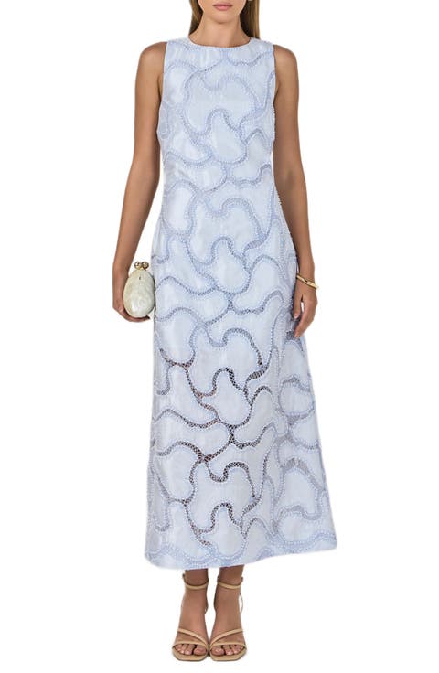 Beaded Embellishment Sleeveless Dress