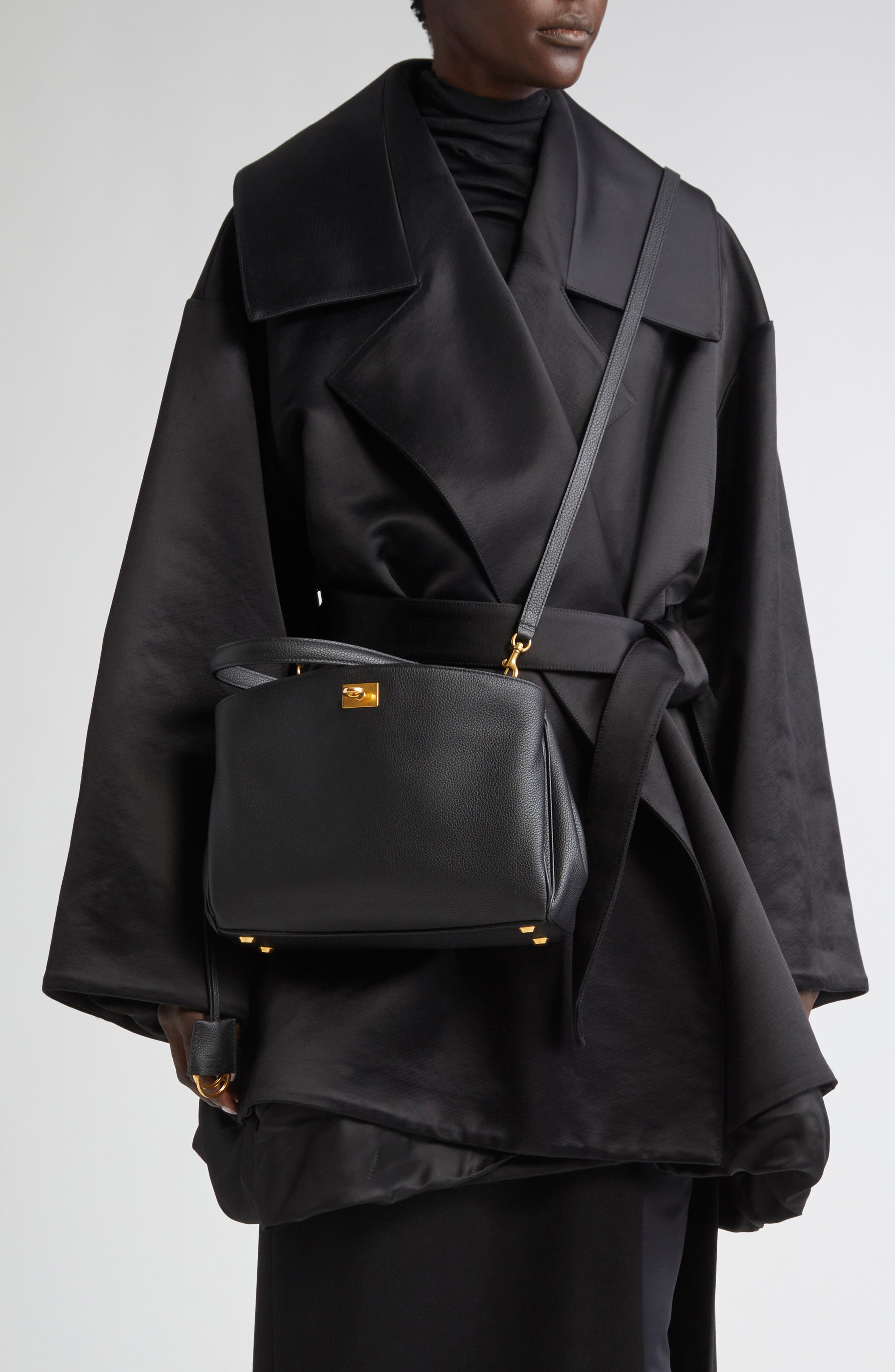 Balenciaga Small Rodeo Leather Top Handle Bag, Alternate, color, 