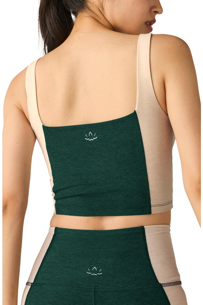 Space Dye Colorblock Crop Tank, Alternate, color, DARK SPRUCE GREEN/EG