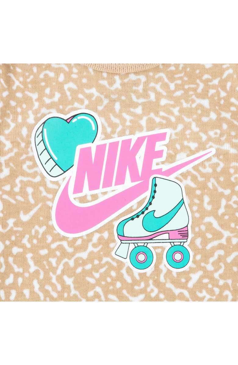 Nike 3-Piece 'N' Is For Nike Bodysuit, Bib & Headband Set, Alternate, color, 