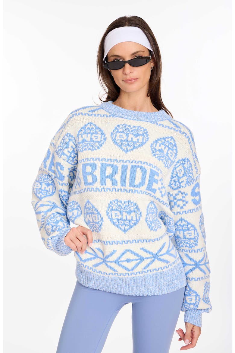 Après Bride Fair Isle Sweater, Alternate, color, Blue