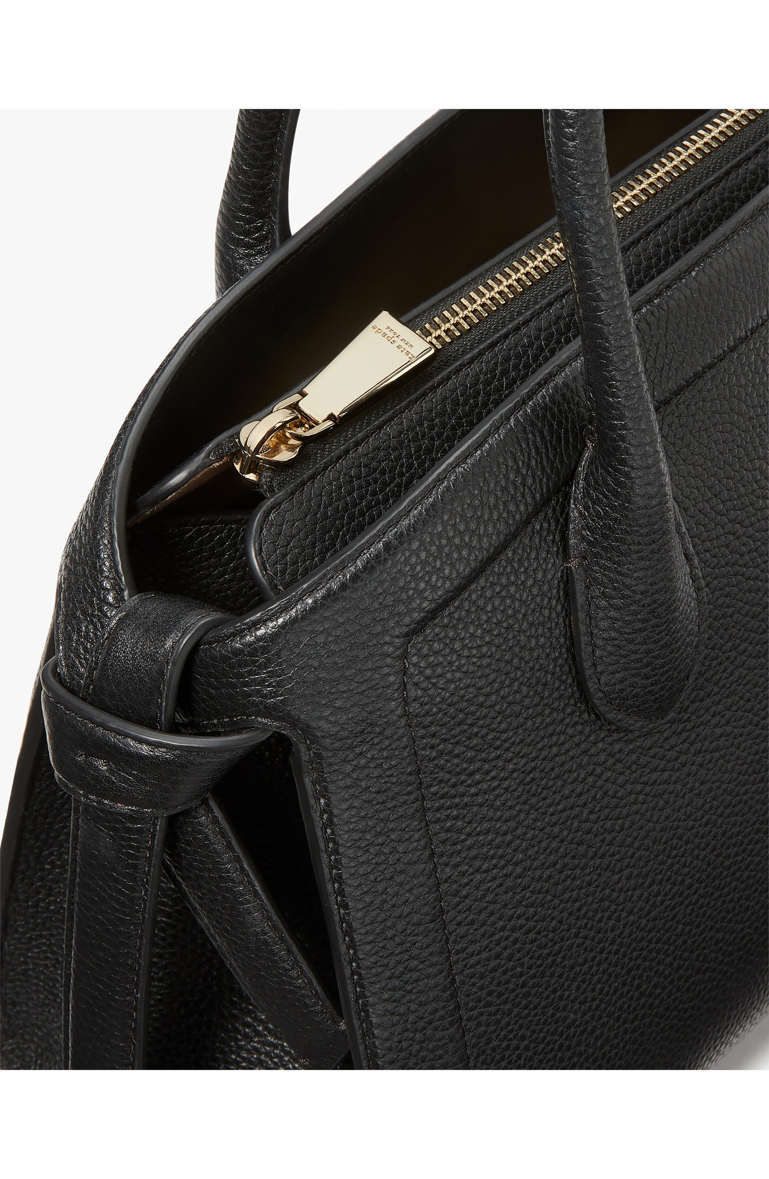 Kate Spade New York knott large zip top satchel bag, Alternate, color, 