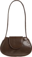 For the Ages Ineva Faux Leather Lizard Embossed Baguette Bag