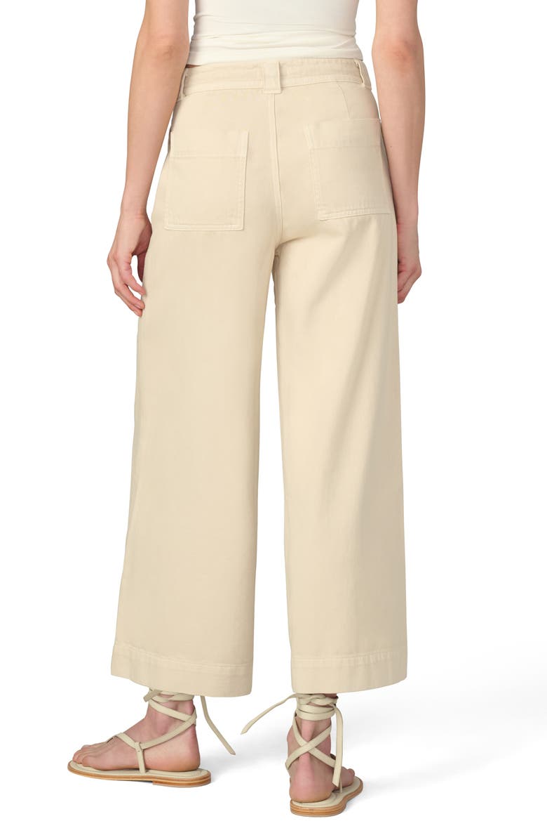 Joe's The Addison Low Rise Cotton Blend Ankle Wide Leg Pants, Alternate, color, Sandshell