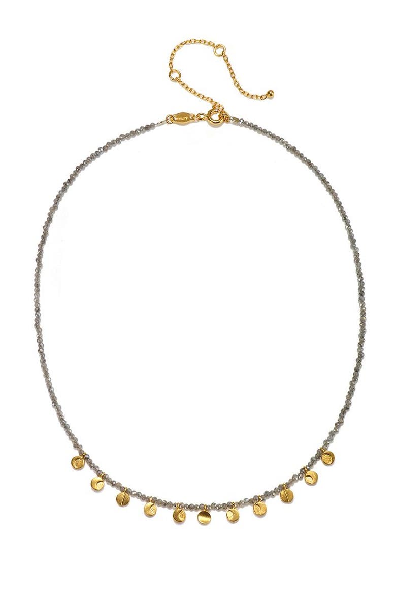 Mystical Moonlight Necklace, Alternate, color, Gold