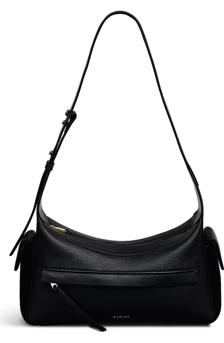 Radley The Fitzrovia Small Ziptop Shoulder Bag, Main, color, Black