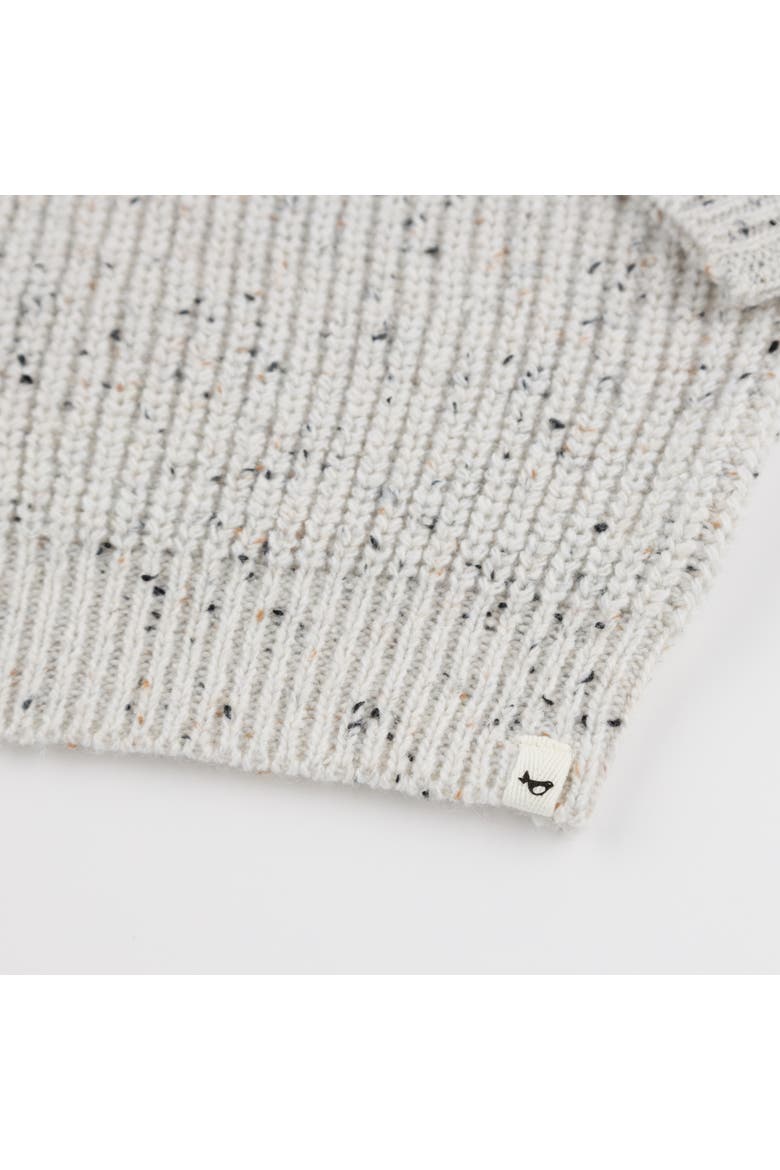 Speckle Knit Grandpa Pullover-Infant, Alternate, color, Snowy