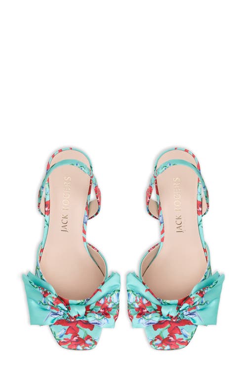 Shop Jack Rogers Eloise Slingback Sandal In Aquamarine Multi