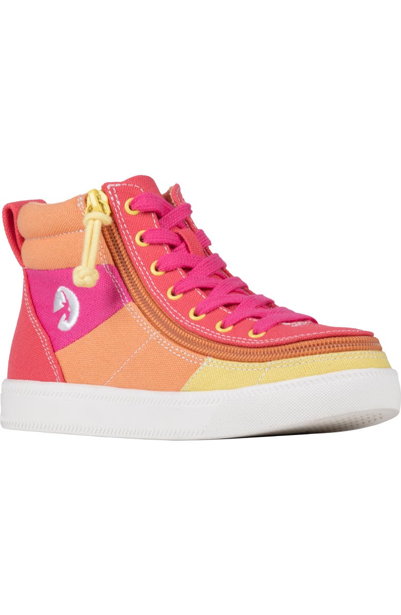 BILLY Footwear Kids' Street High Top Sneaker, Main, color, Sunset