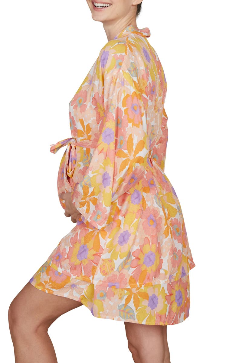 Cache Coeur Barbara Maternity/Nursing Robe, Alternate, color,