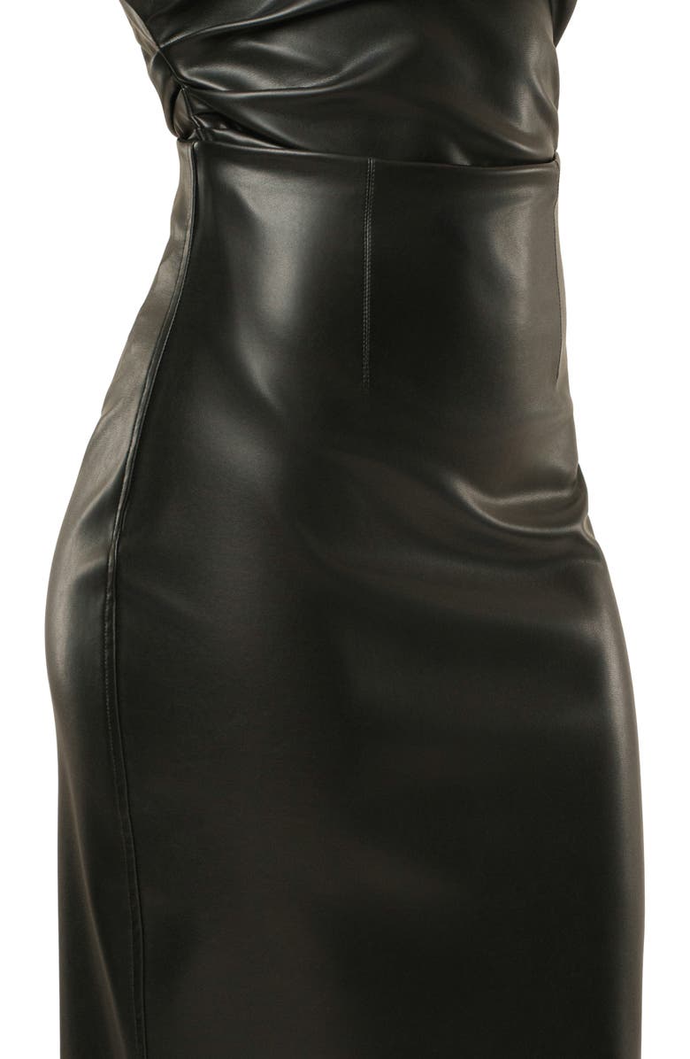 JLUXLABEL Ace Faux Leather Maxi Skirt, Alternate, color,