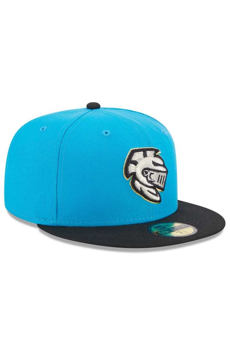 New Era Men's New Era Blue Charlotte Knights Authentic Collection Alternate Logo 59FIFTY Fitted Hat, Alternate, color, Blue