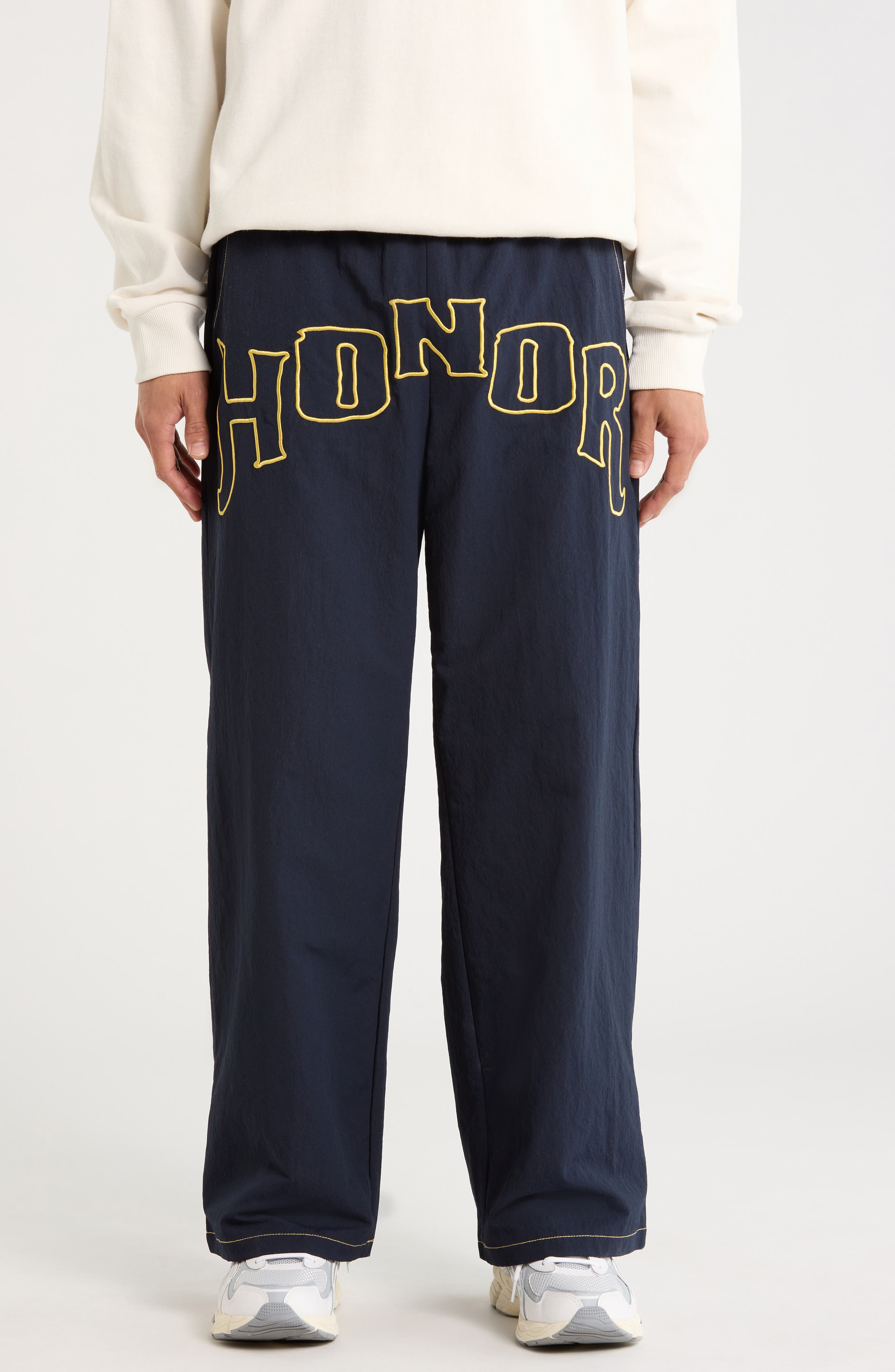 Puff Letter Woven Pants - image 3