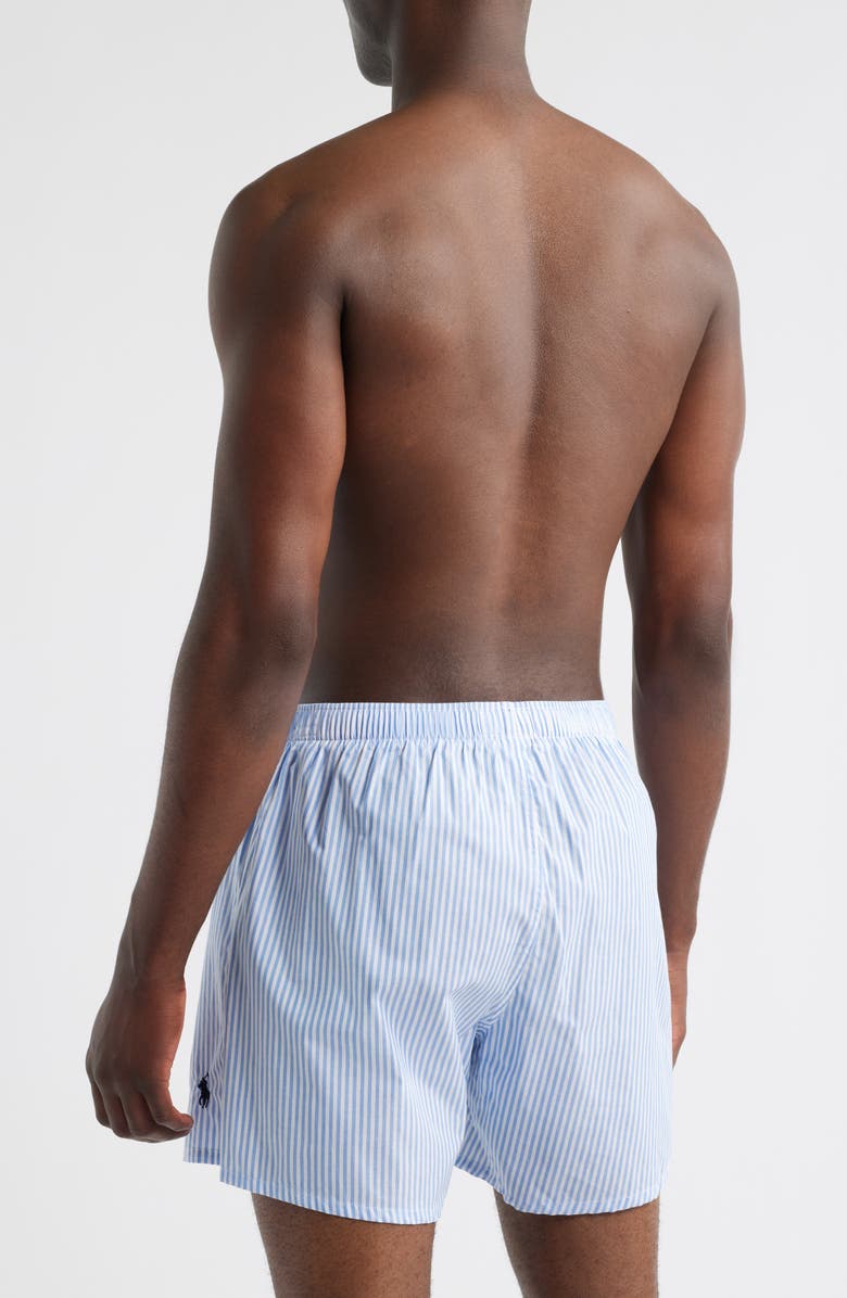 Polo Ralph Lauren Stripe Woven Cotton Boxers, Alternate, color,