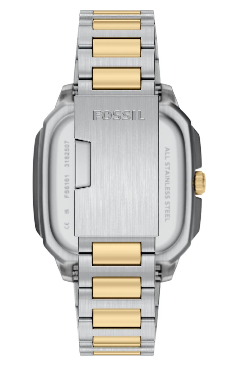 Fossil Crosby Two-Tone Bracelet Watch, 44mm, Alternate, color, 