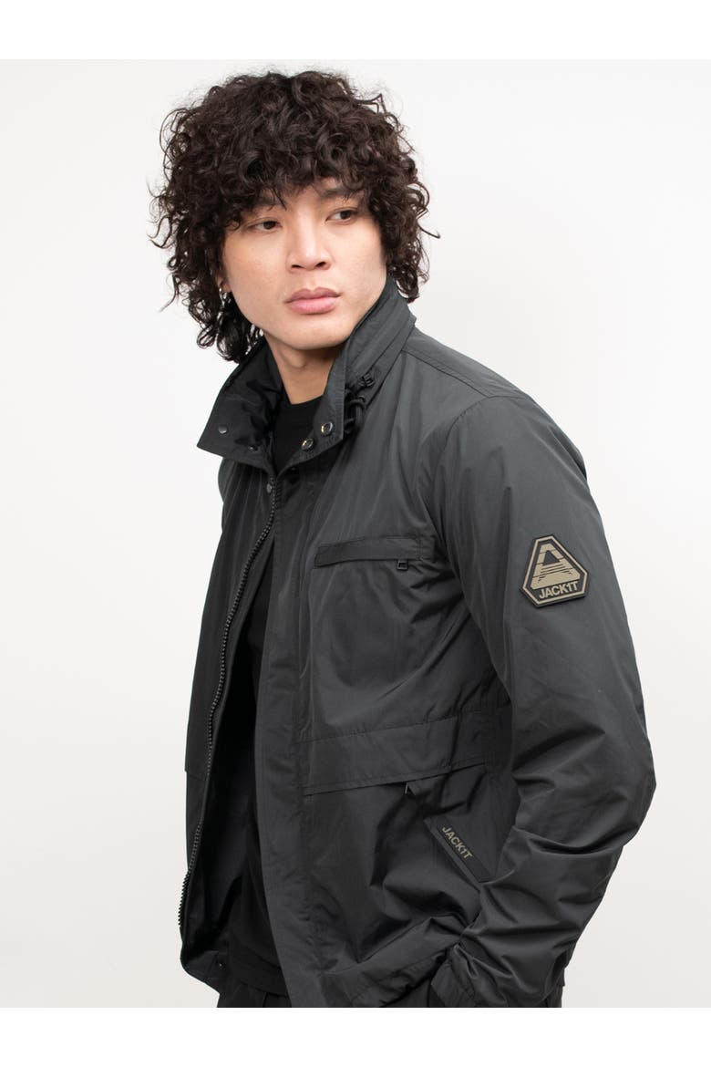 Atlas Lightweight Windbreaker Jacket, Alternate, color, Black
