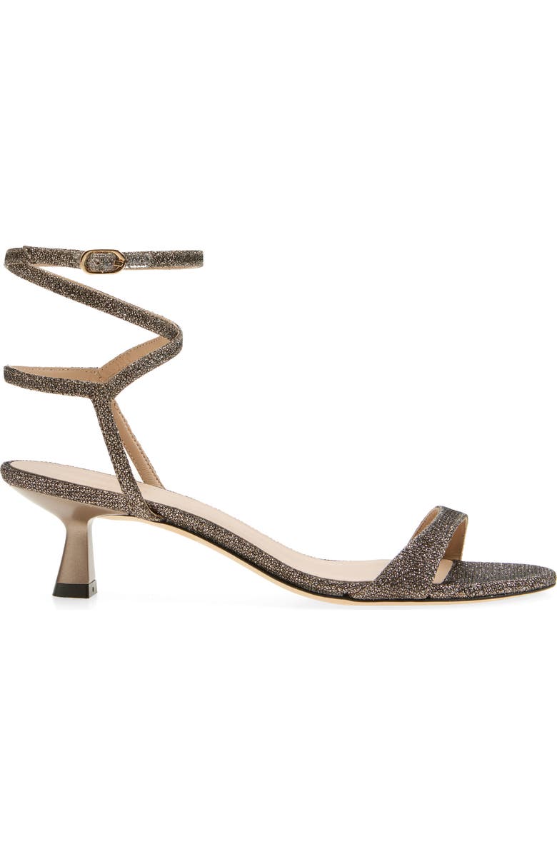 Stuart Weitzman Nudist Wrap Sandal, Alternate, color, Macchiato