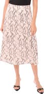 Vince Camuto Bias Cut Midi Skirt