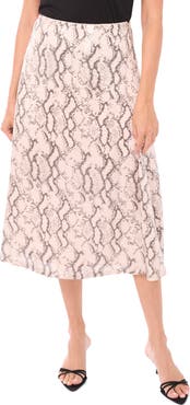 Vince Camuto Bias Cut Midi Skirt