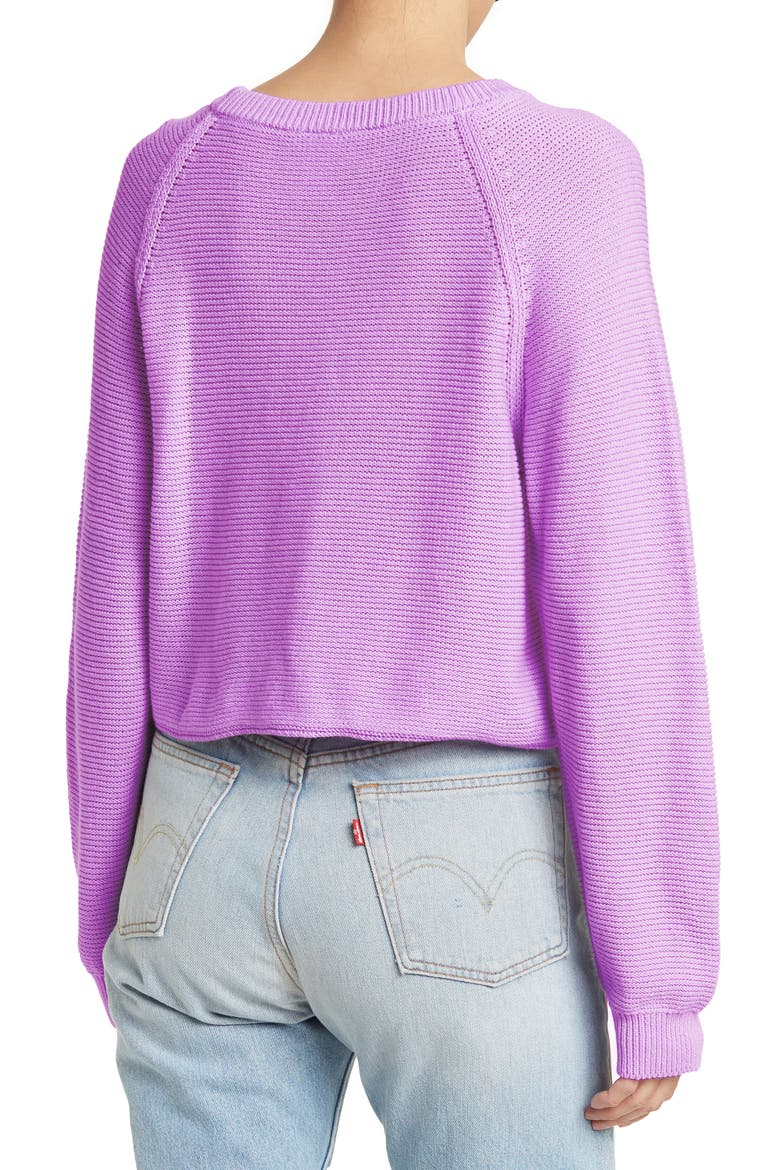 Easy Summer Pullover Sweater, Alternate, color, PURPLE BLOOM