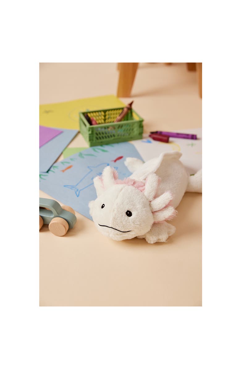 Warmies Axolotl Plush Toy, Alternate, color, Natural