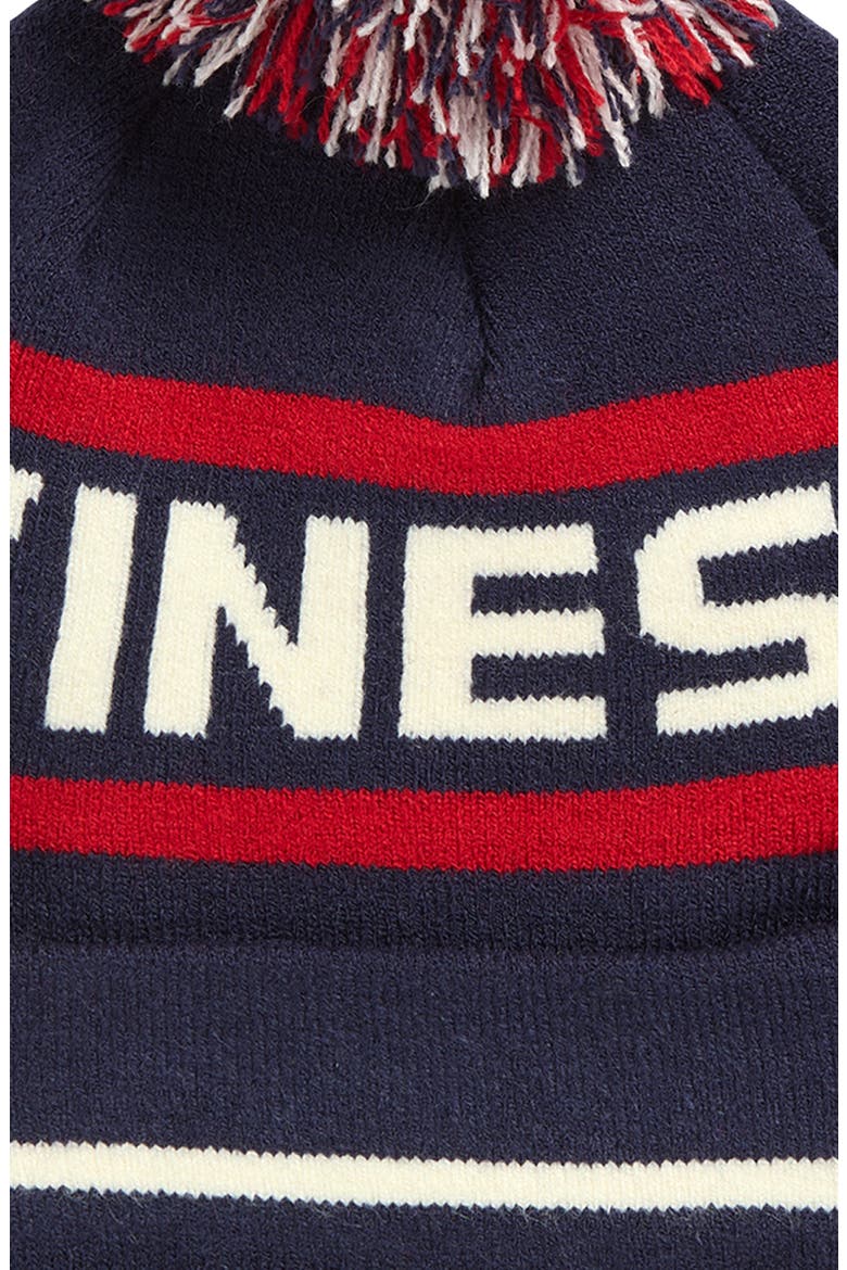 Kids' Logo Pom Beanie, Alternate, color, MULTI