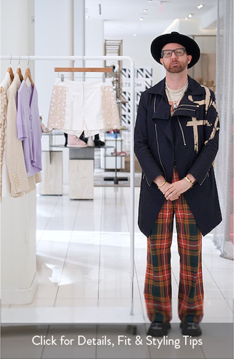 Erica Floral Stitch Shorts, sales video thumbnail