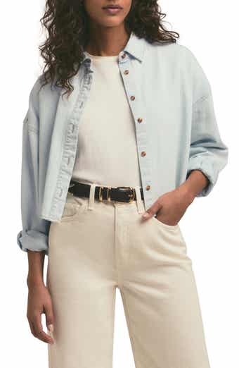 The Ex Boyfriend Crop Denim Shirt