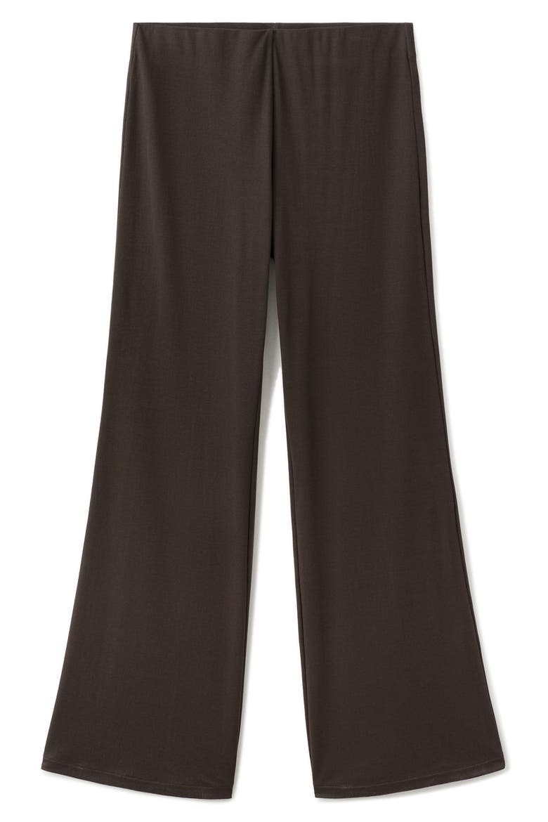 Pull-On Straight Leg Pants, Alternate, color, BROWN