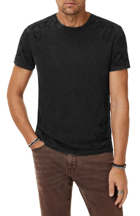 Floral Embroidered Organic Cotton T-Shirt