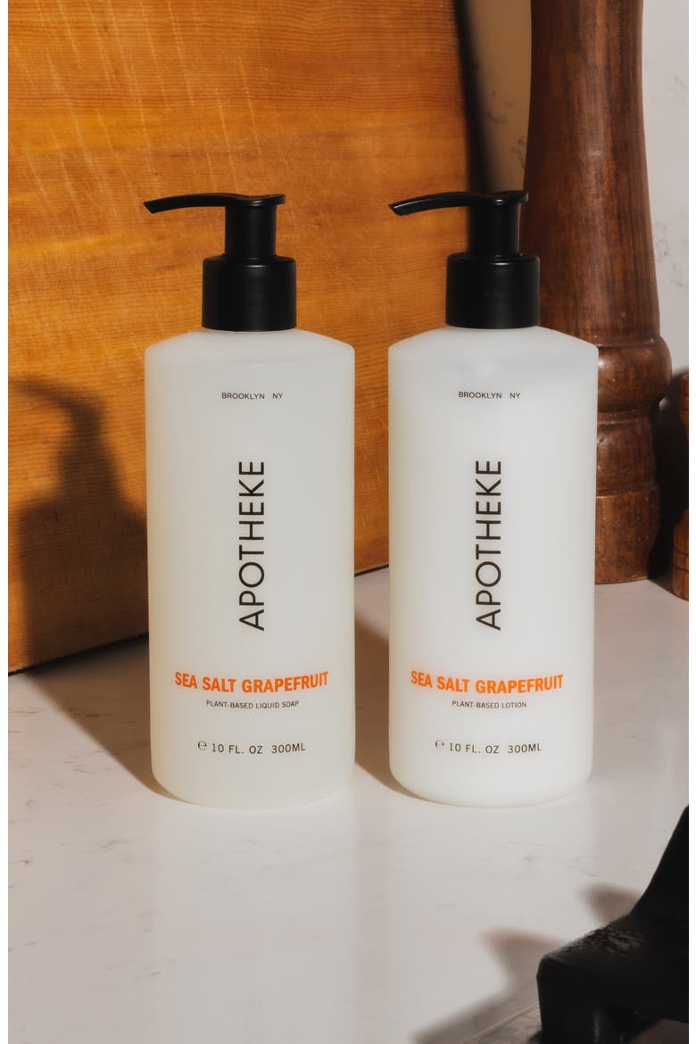 Sea Salt Grapefruit Liquid Soap & Lotion Set, Alternate, color, WHITE