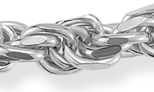 Yield Of Men 3mm Rope Chain Bracelet In Gray