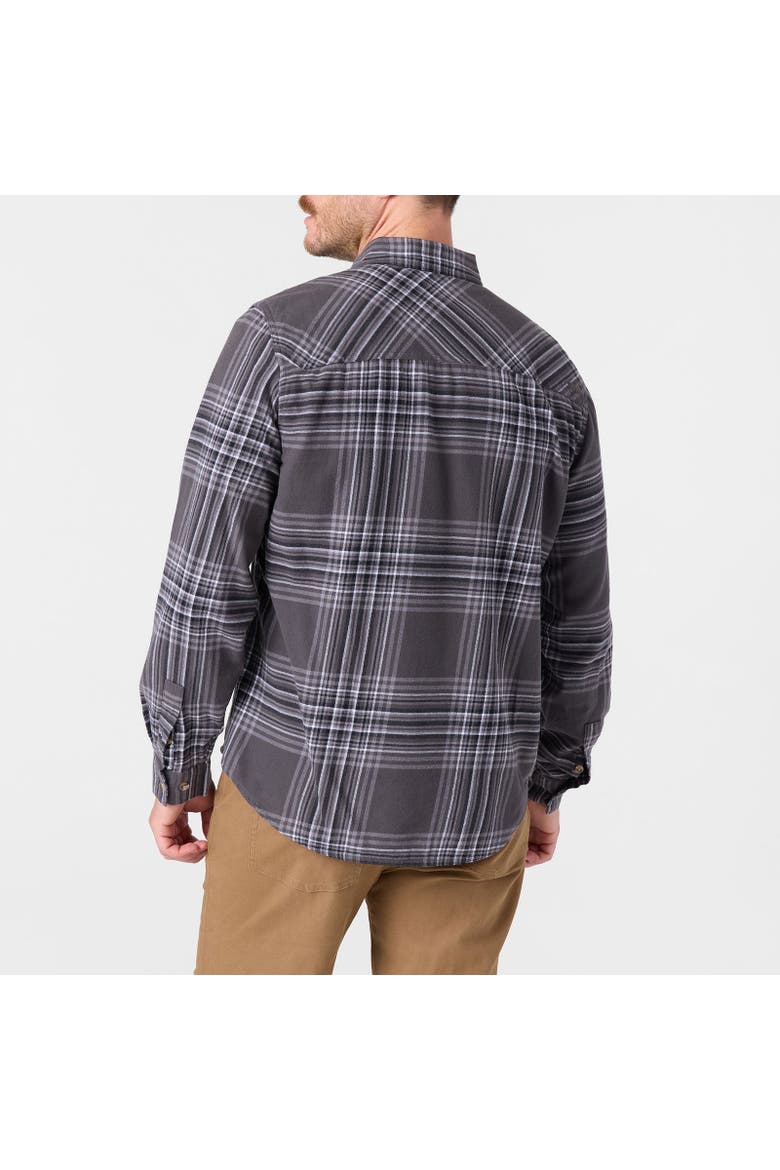 Noda Flannel Shirt, Alternate, color, Black