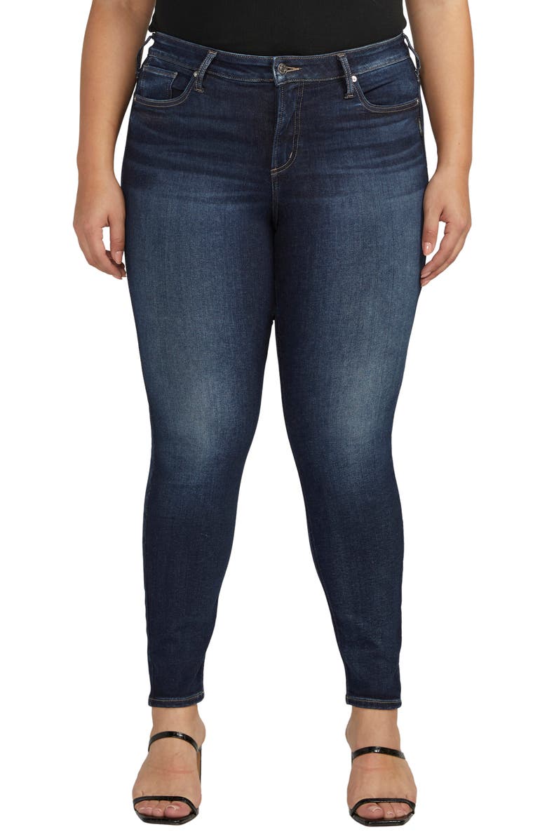 Silver Jeans Co. Infinite Fit Skinny Jeans, Main, color, 