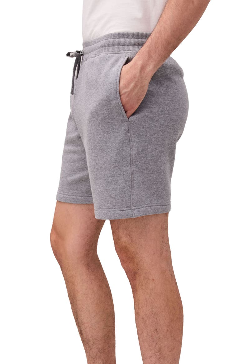 The Recycled Fleece Sweatshort, Alternate, color, Heather Grey