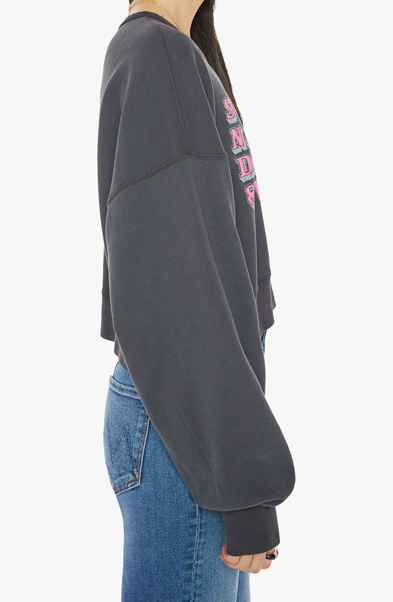 MOTHER The Winger Graphic Cotton Sweatshirt, Alternate, color,