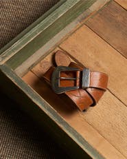 Fortela Tesla Calf Leather Belt with Studs