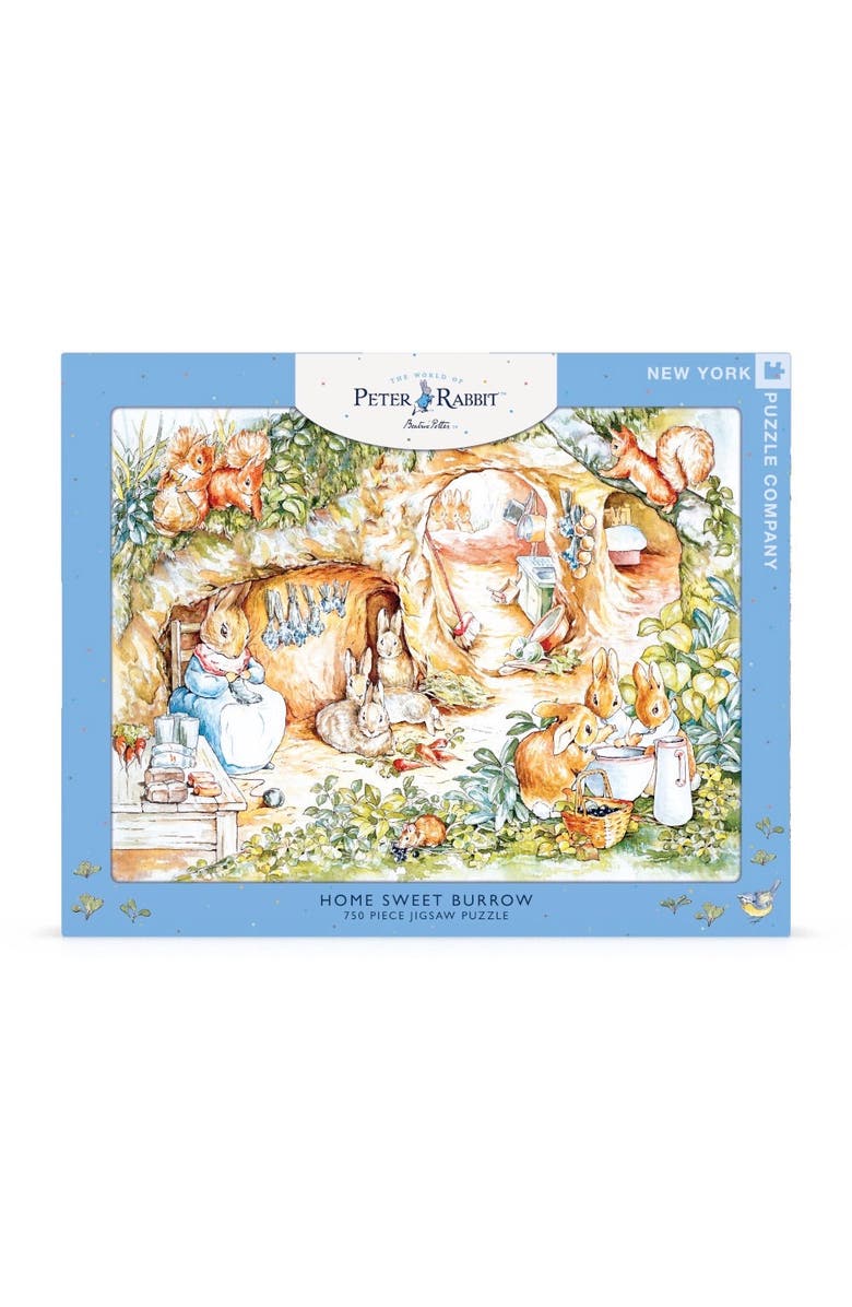 NEW YORK PUZZLE COMPANY Home Sweet Burrow 750 Piece Puzzle, Main, color, NO COLOR