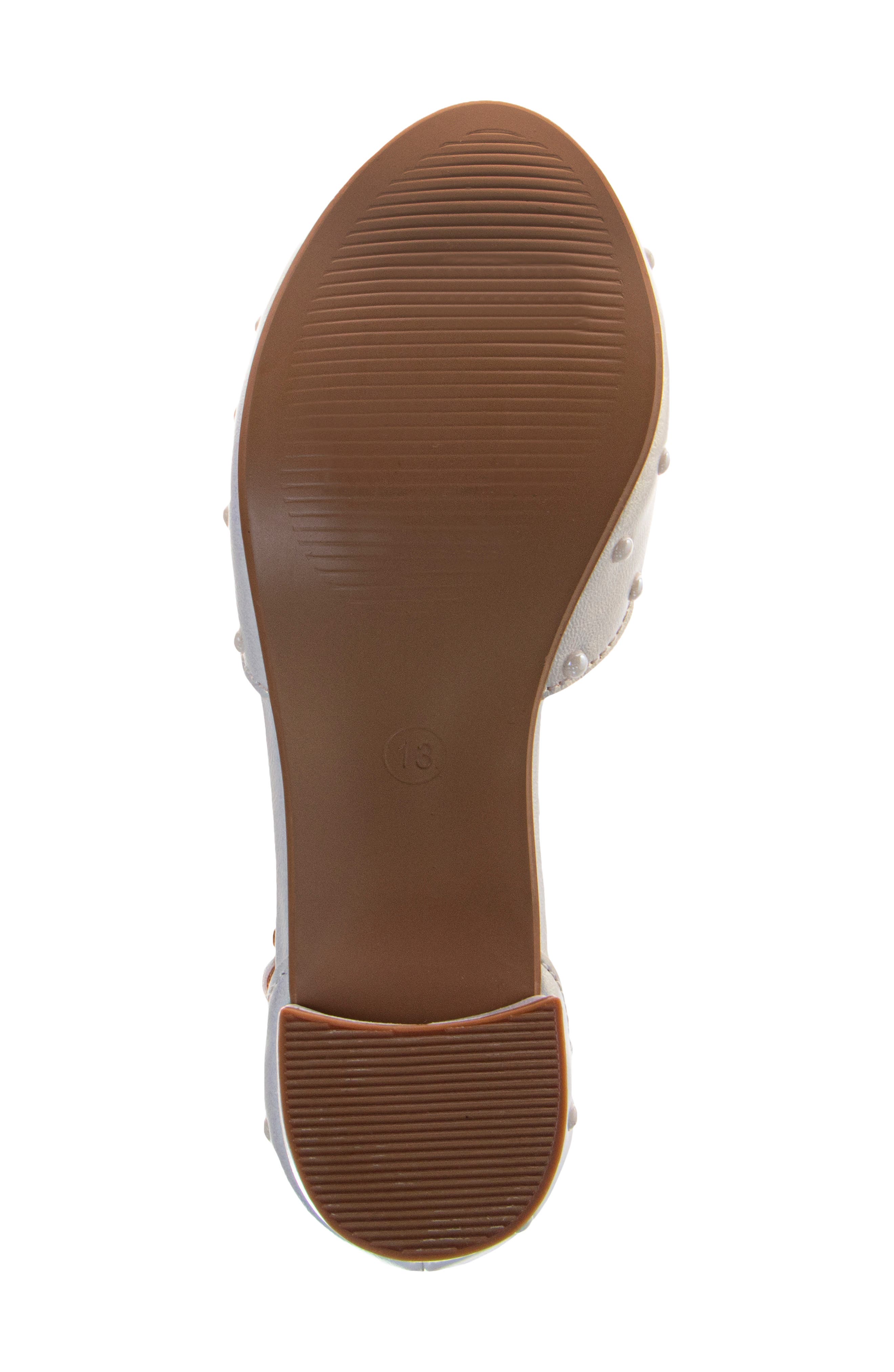 Badgley Mischka Collection Kids' Ankle Strap Pump, Alternate, color, White