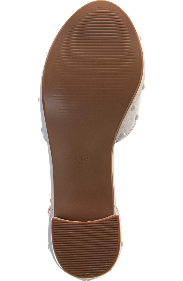 Badgley Mischka Collection Kids' Ankle Strap Pump, Alternate, color, White