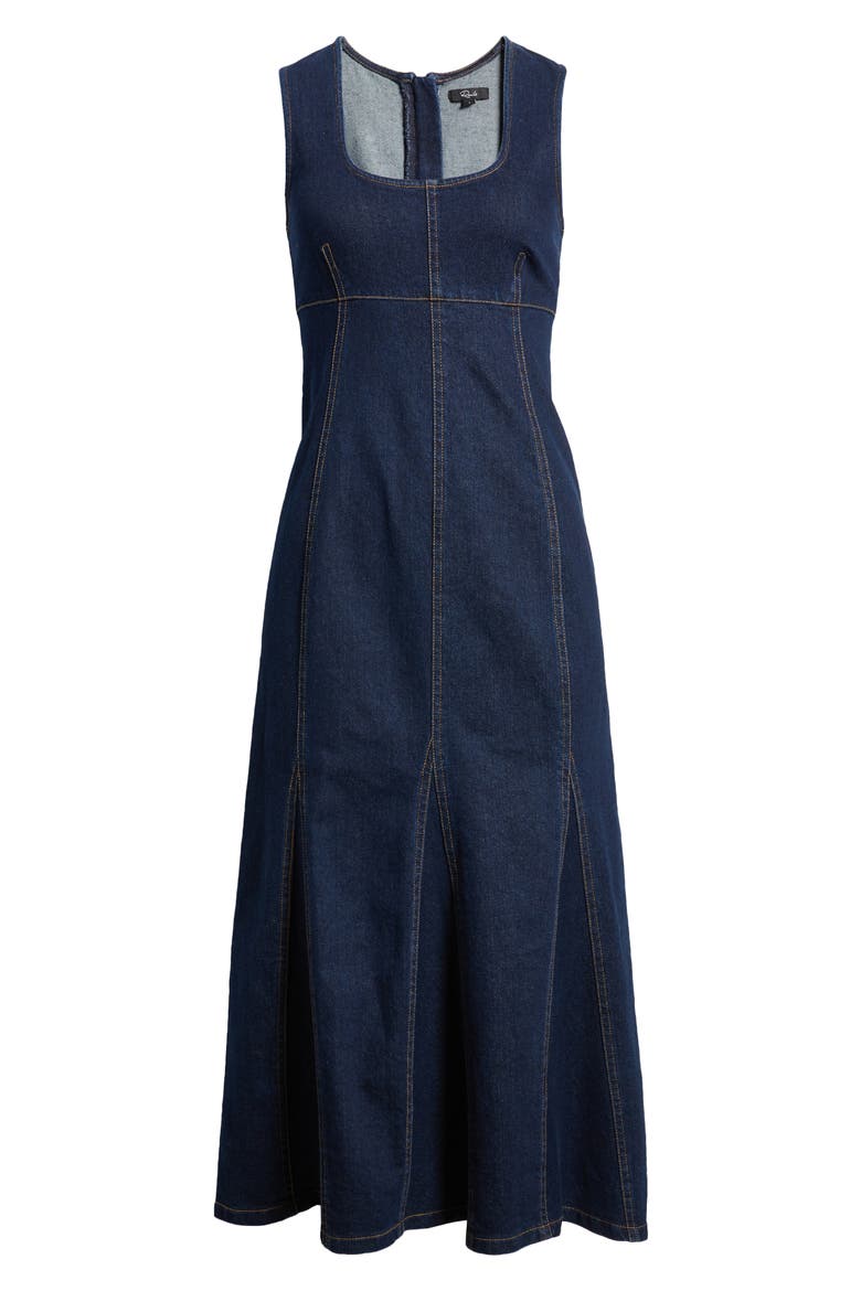 Minna Denim Dress, Alternate, color, RINSE INDIGO