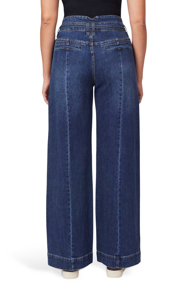 Scotch & Soda Belted High Waist Wide Leg Jeans, Alternate, color, High Times