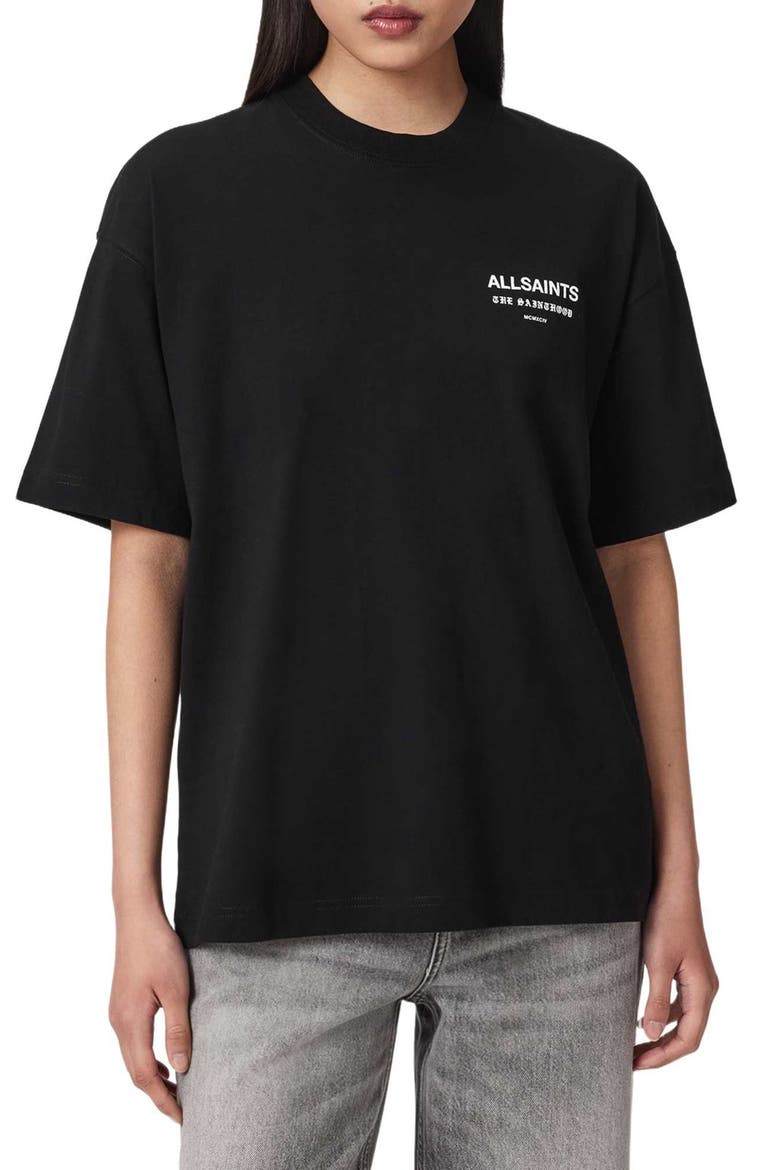 Eliana Etta Graphic Tee, Main, color, BLACK
