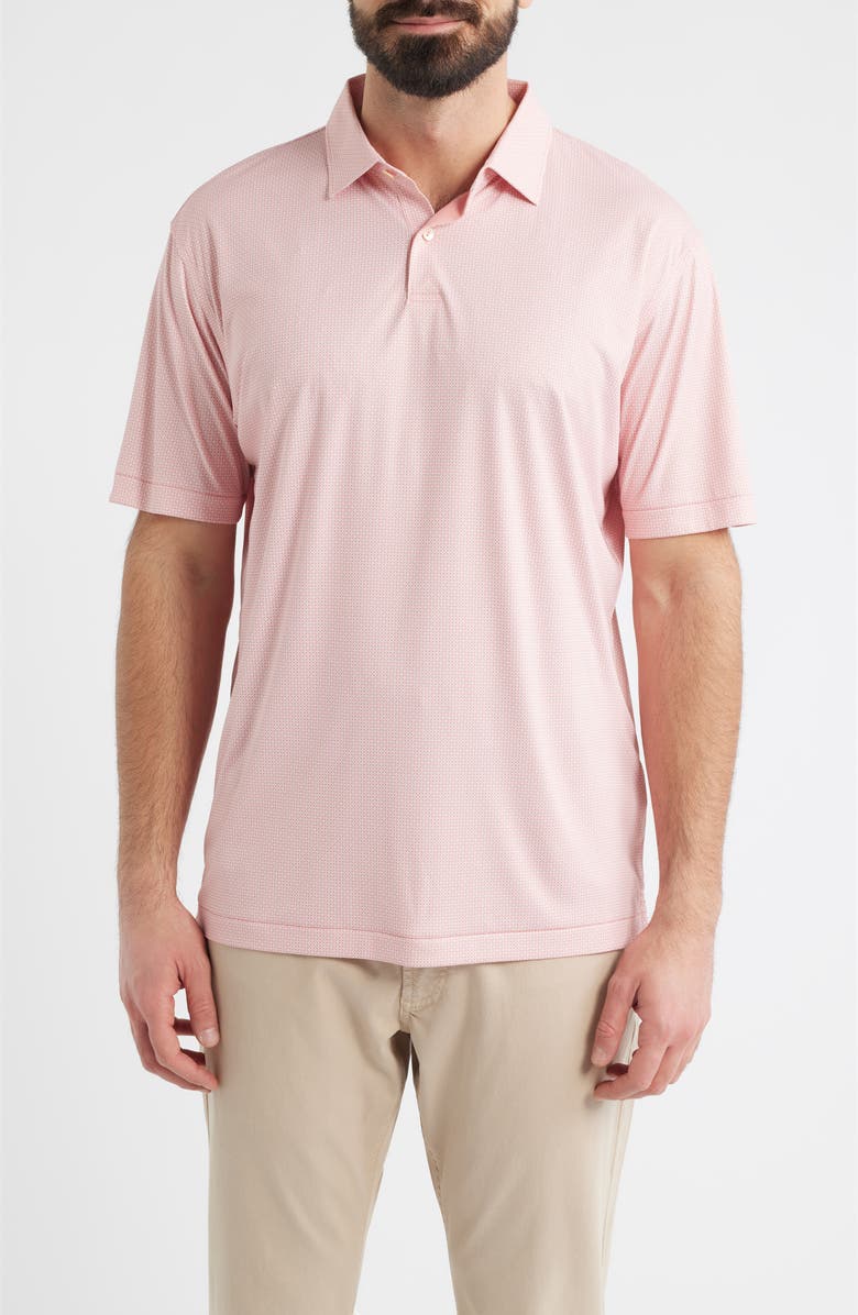 Peter Millar Parke Featherweight Performance Polo, Main, color, Venetian Pink