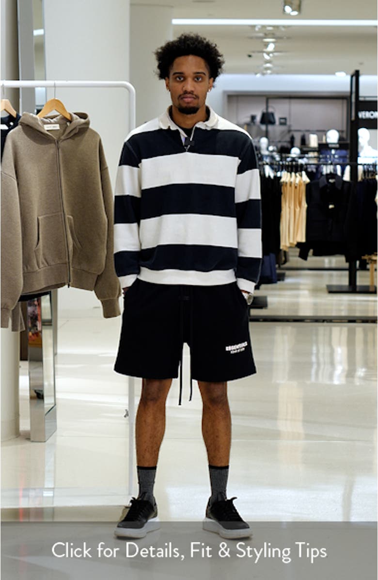 Classic Cotton Blend Fleece Soccer Sweat Shorts, sales video thumbnail