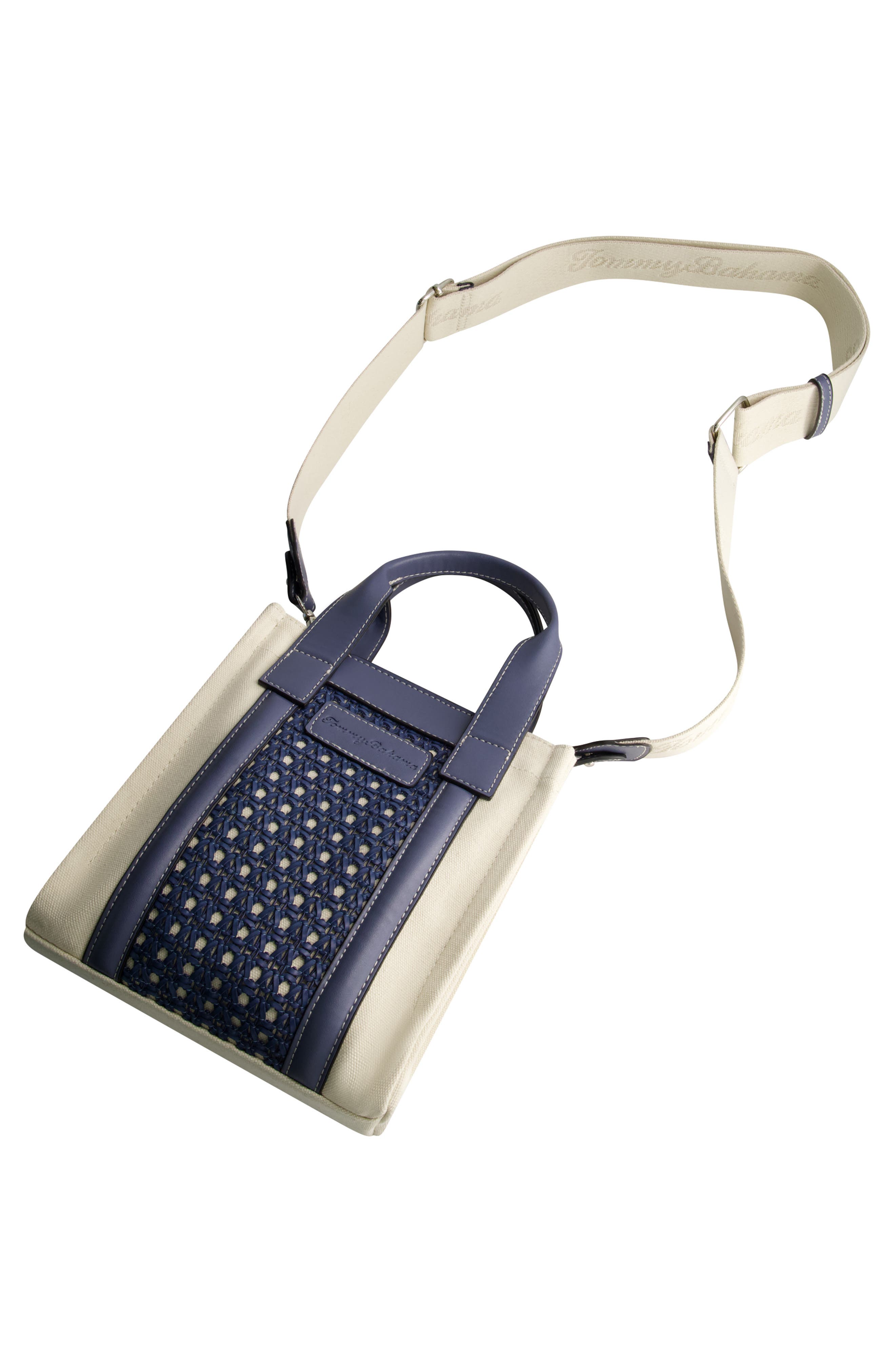 Tommy Bahama Woven North/South Tote Bag, Alternate, color, Blue