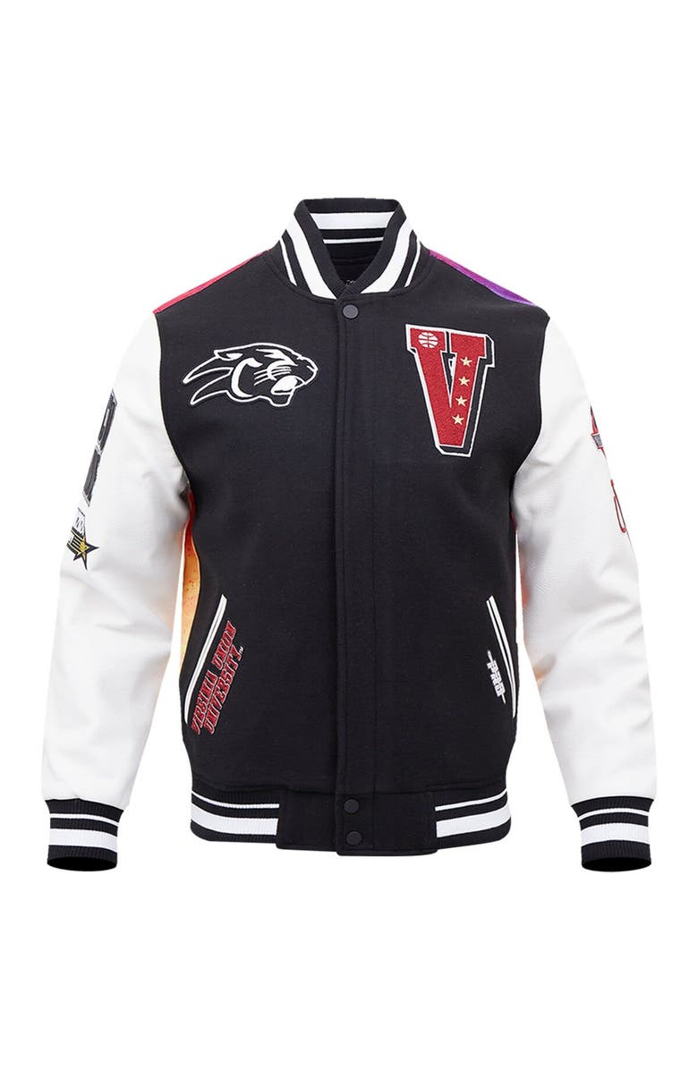 PRO STANDARD Men's Pro Standard  Black Virginia Union University 2024 NBA All-Star Game x HBCU Classic Varsity Full-Snap Jacket, Alternate, color, 