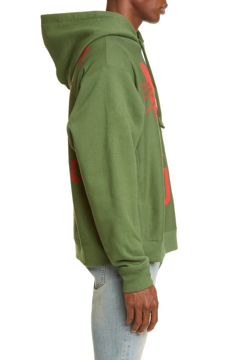 Gucci Manifesto Mask Graphic Pullover Hoodie, Alternate, color,