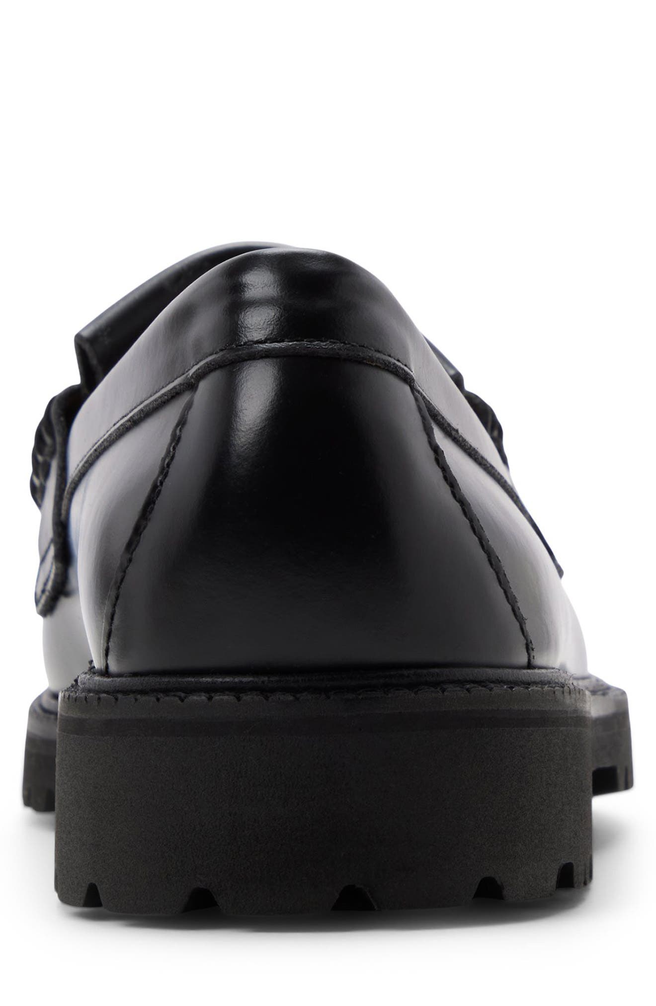 G.H.BASS Layton Leather Penny Loafer, Alternate, color, Black Black